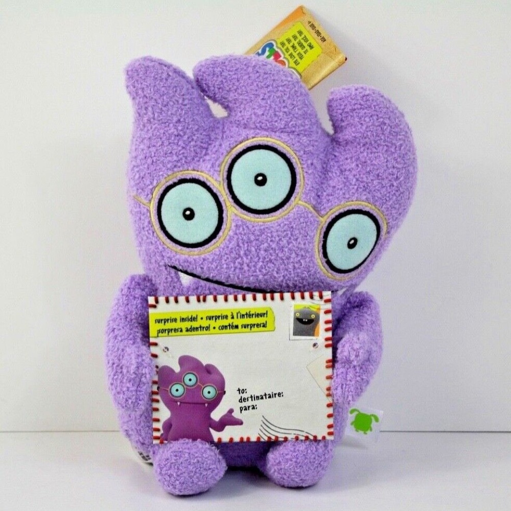 UglyDolls - Eye Love You Tray 9"in Plush. Surprise Inside Sticker. NWT.